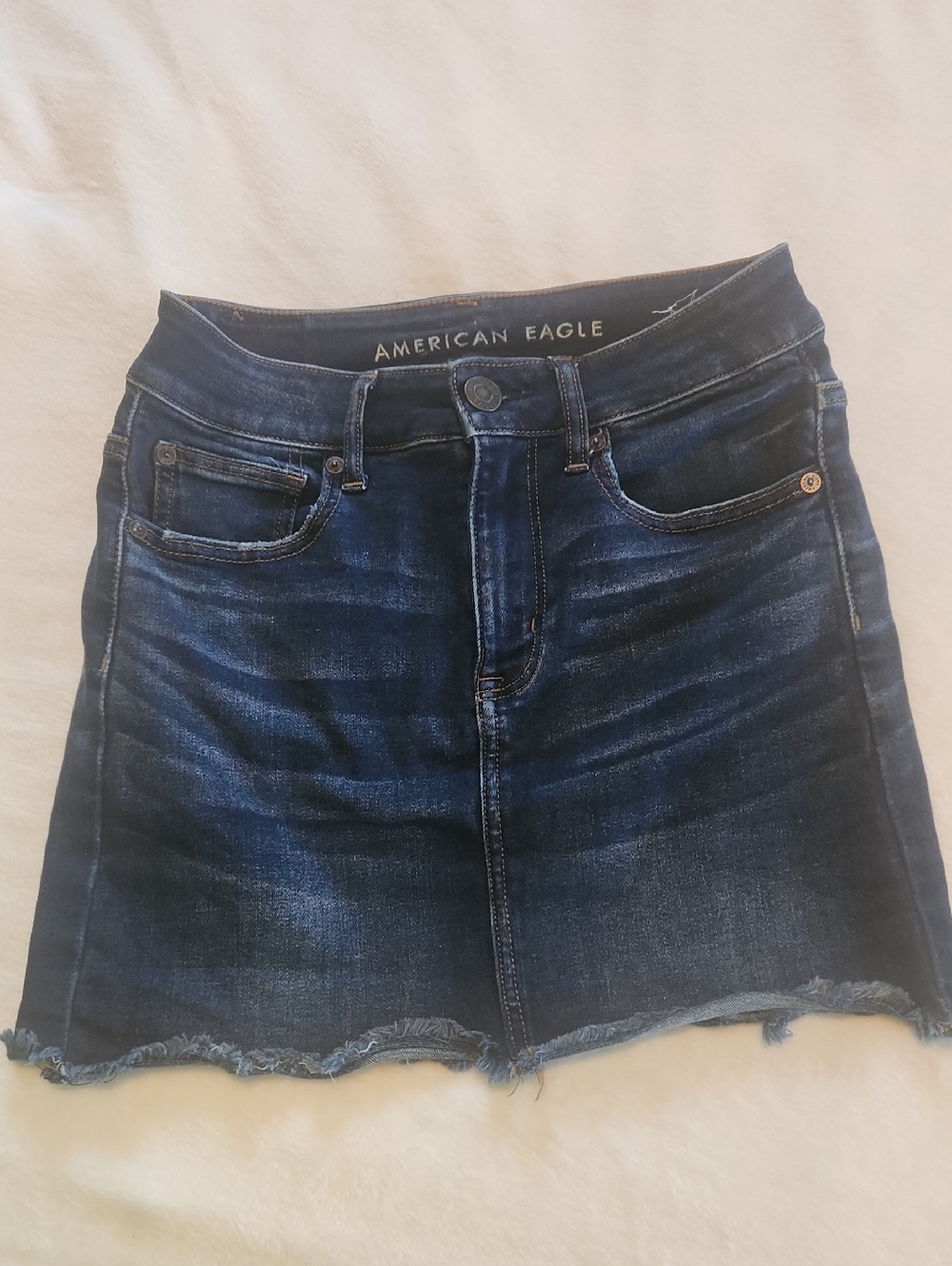 American Eagle Outfitters Indigo Blue Denim Mini Skirt